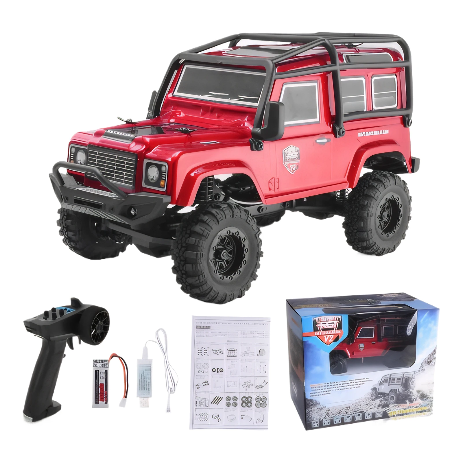 RGT 1/24 136240V2 RC Car off road 4x4 mini simulation Climbing Vehicle Electric Remote Control Rc Cars Toy For Kids Gift