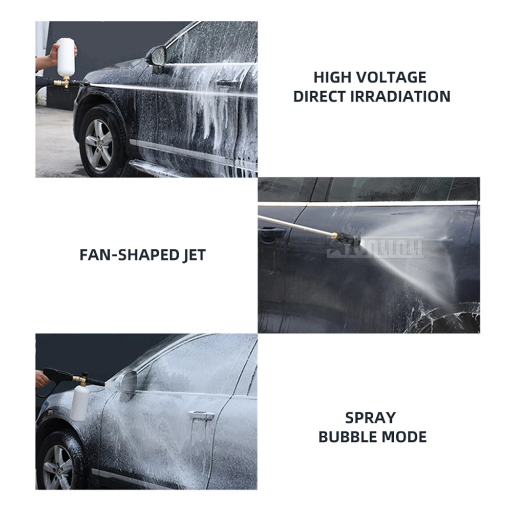 Plunger Copper Pump, Portable Pressure Washer Home Car Washer, 1800W, 10L/min, Car Washing Machine