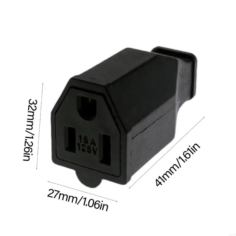 H37B المتانة 15A125V بلاد الشفرة المستقيمة المقابس القابلة للفصل الولايات المتحدة القياسية مثالية لعشاق DIY والكهربائيين