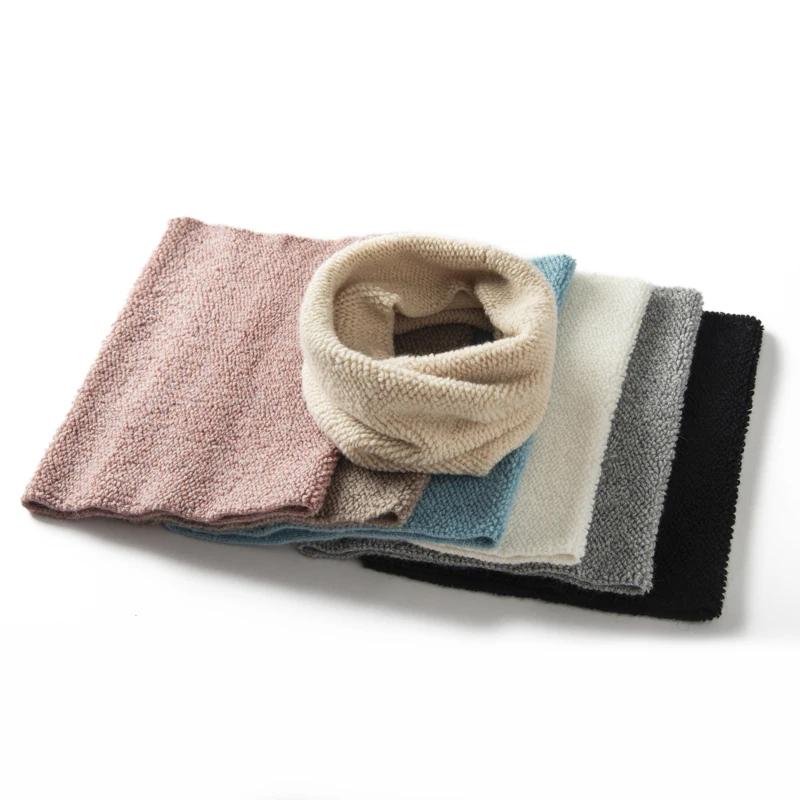 Women 100% Cashmere Bottom Price Tube Scarf Light Chimney Scarf Neck Gaiter Warmer Cowl Collar Loop Soft Knit Accessories Kids