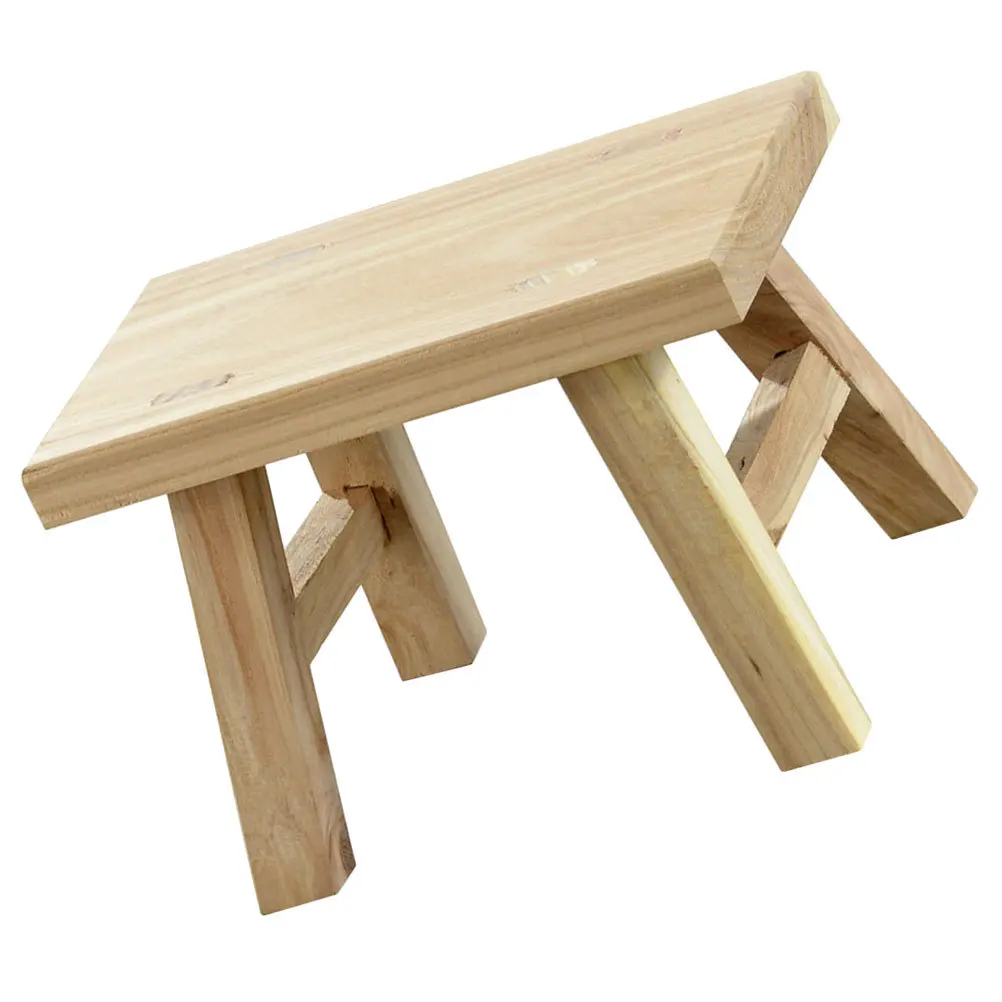 Long Stool Wooden Step For Bathroom Training Lightweight Bench Shoe Changing Seat Small Stools For