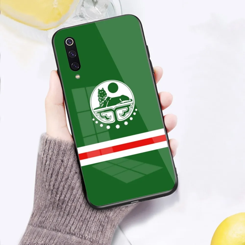 Chechnya Cool Mobile Cell Phone Case for Xiaomi 13 12 11T 10 9 Lite Redmi Note 12 11 10 10S Pro 9 9A 8 PC Glass Cover Funda