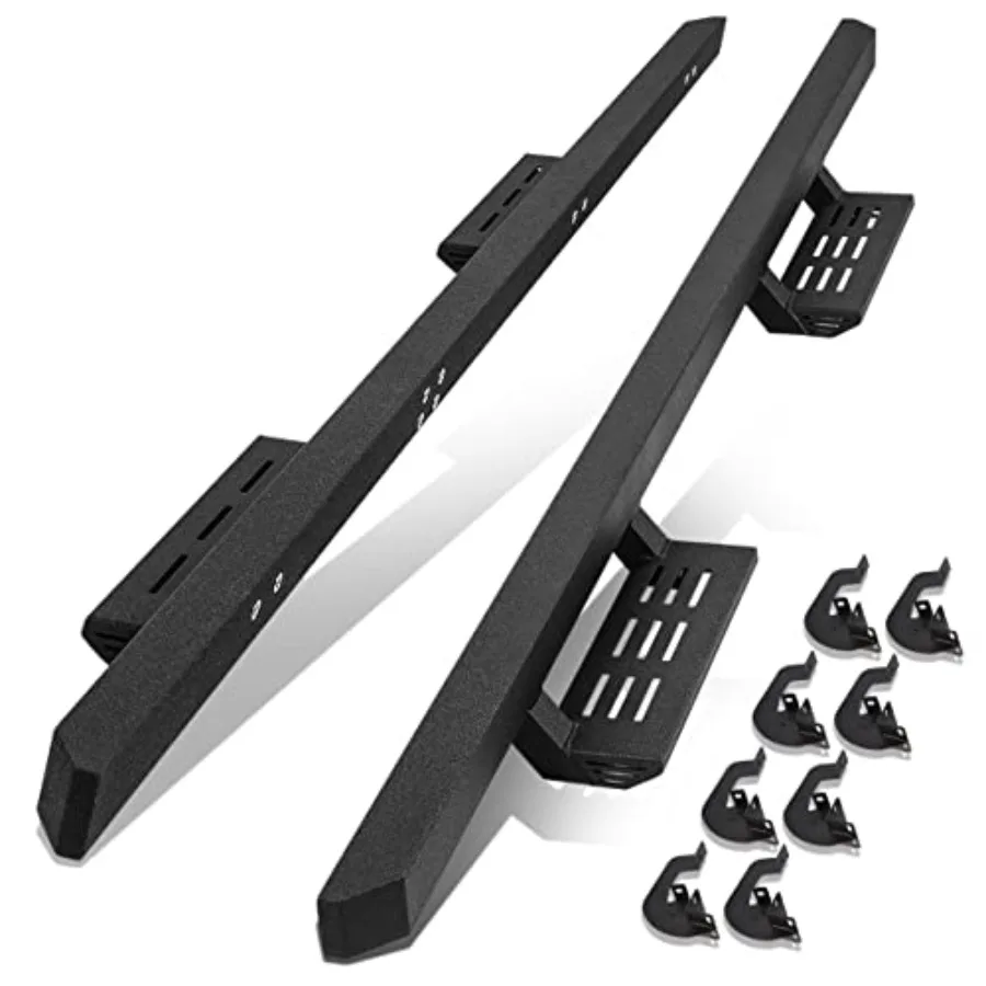 

4.75 Inches Running Boards Compatible with 19-22 1500 Crew Cab Square Drop Step Side Step Rail Nerf Bars STEPB-ZTL-8311