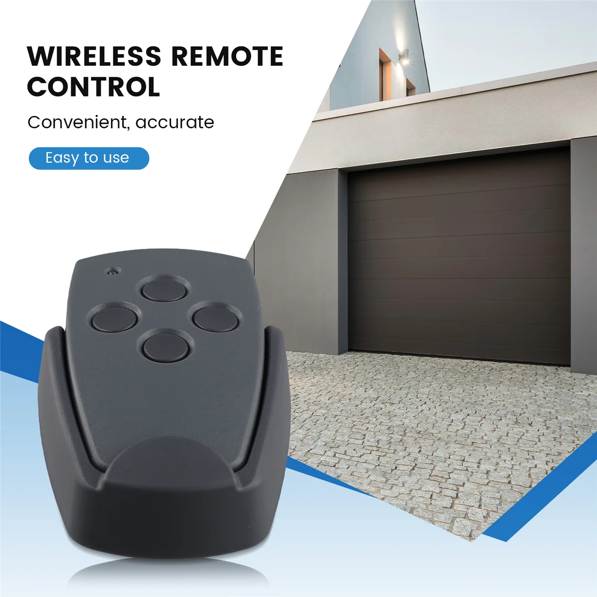 جهاز تحكم عن بعد لباب المصراع الرقمي ، جهاز تحكم عن بعد للمرآب ، 4 مفاتيح ، D304 ، أسطوانة Mhz