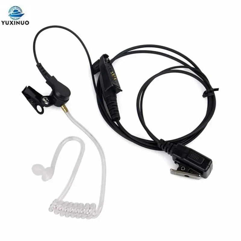 

Acoustic Air Tube Headset PTT Mic Earpiece for Motorola GP328plus GP338plus GP344 GP388 GP328 GP338 Plus Anysecu F22 W5 Radio