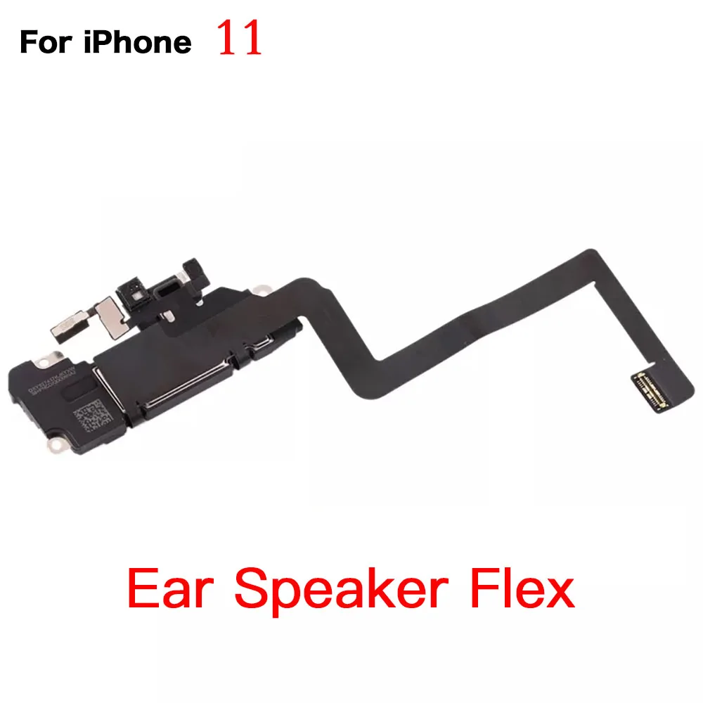 Inner Parts For iPhone 11 Ear Speaker Front Camera Power Volume Charging Flex Cable Taptic Engine Loud Speaker All Bracket Screw