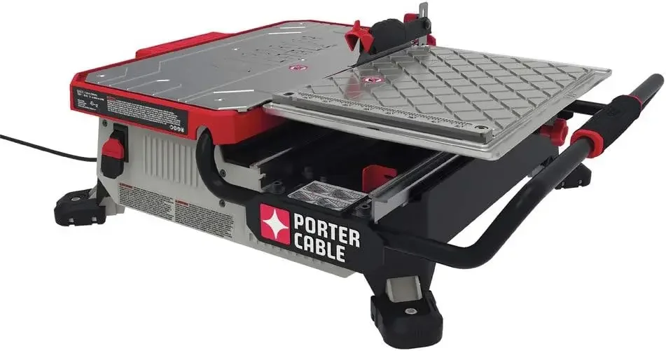 for PORTER-CABLE Tile Saw, Wet Saw with 7-inch Cutting Capacity and On-Board Cutting Guide (PCE980)