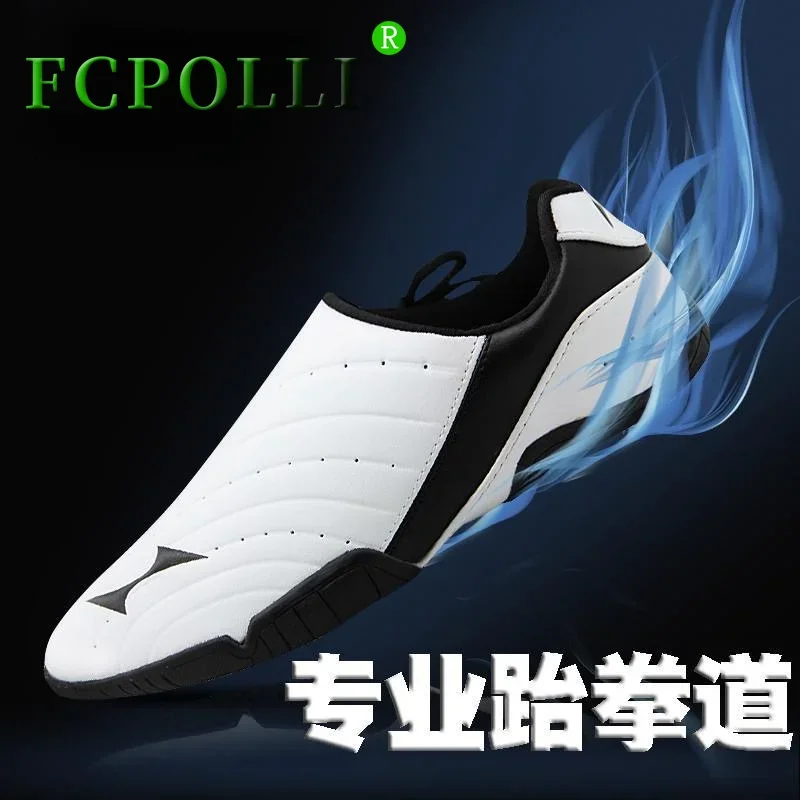 2023 New Men Martial Arts Training Shoes Designer Women Tai Chi White Shoe Soft Sole Taekwondo Wushu Shoes Unisex Size 35-46