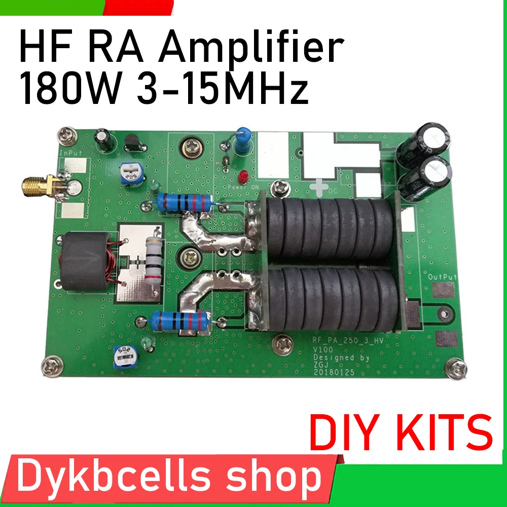 180W 3-15MHz HF Linear Amateur High Frequency RF Power Amplifier diy KITS FM Radio Station for SSB CW Transceiver Intercom Ham