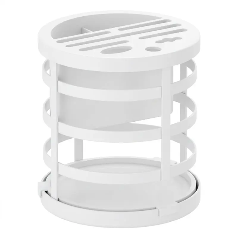AT29-Multifunctional For Knives 360° Rotation Stainless Steel Knife Holder For Cutlery Inserted Block Storage Kitchen Stands A