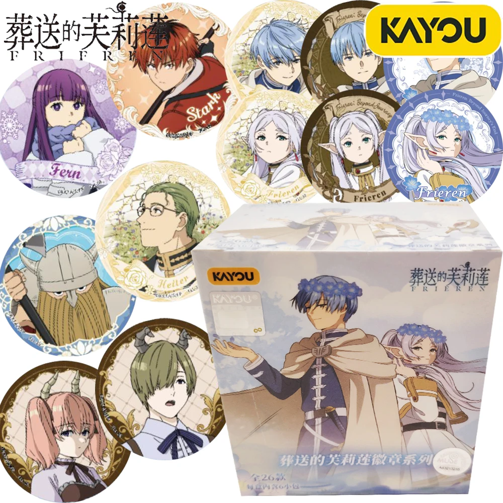 

Official KAYOU Frieren: Beyond Journey's End Creative Trend Badge Fern Stark Exquisite and High-quality Anime Brooch Decoration
