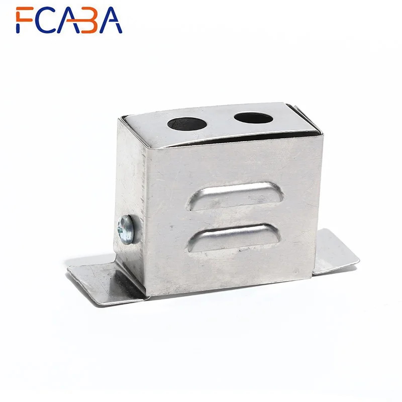 FCABA 5 قطعة الصناعية السيراميك فرن كهربائي المقبس التوصيل سبائك الألومنيوم التدفئة لفائف قاعدة مصنع المقبس التوصيل لفائف