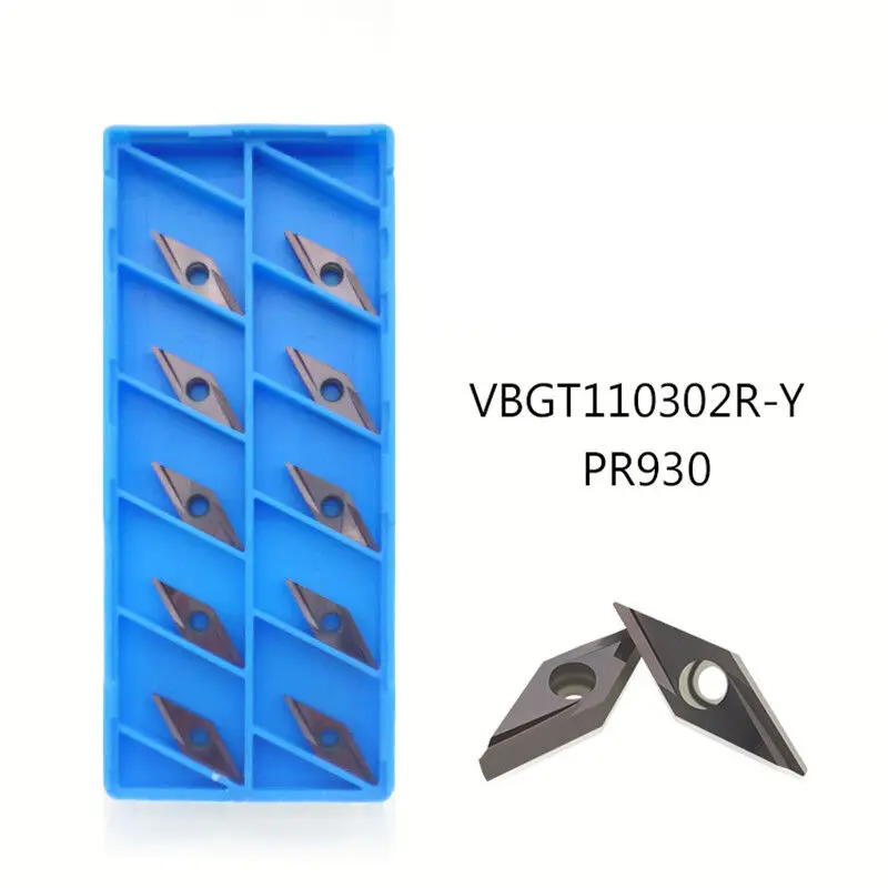 10pcs PR930 VBGT110302R-Y Cermet Inserts New