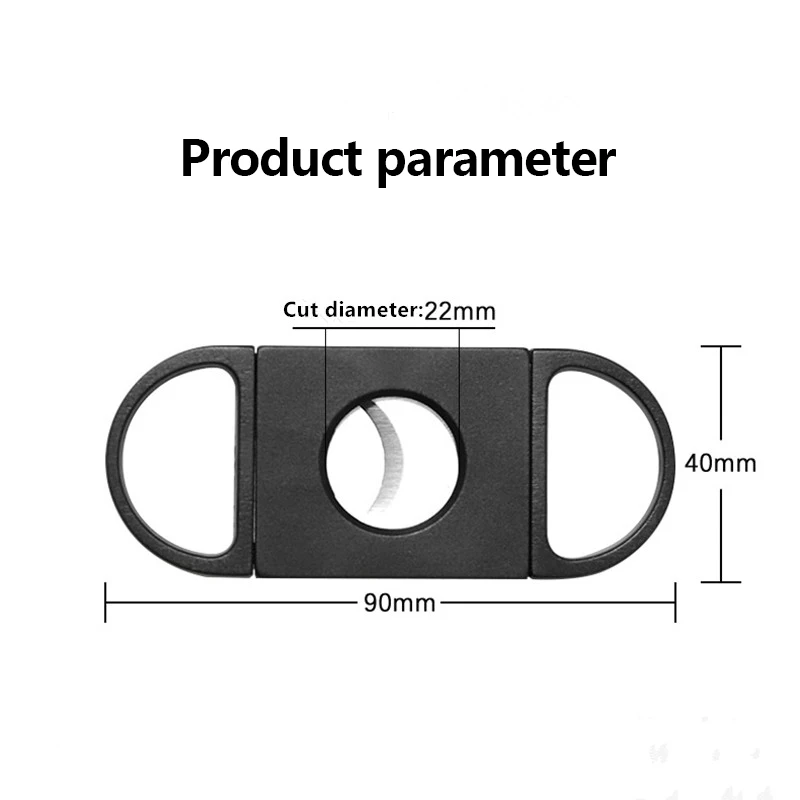 Cigar Cutter Brand Stainless Steel Metal Classic Cigar Cutter Cigar Scissors Travel Smoking Accessories Gifts