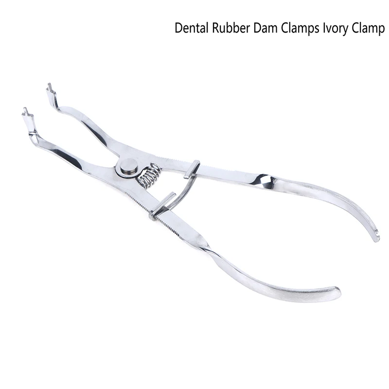 1PCS Dental Rubber Dam Clamps Ivory Clamp Forceps Lightweight Ivory Clamp Stainless Steel Dental Restorative Instruments