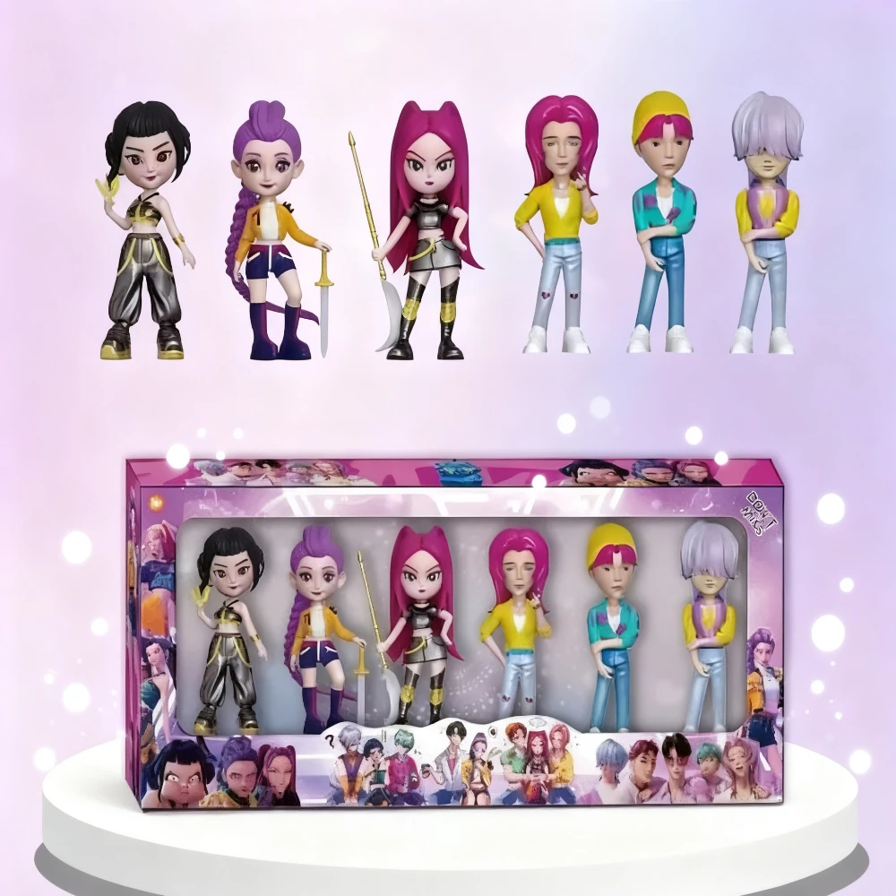 K-POP Derpy Tiger Hunter Rumi Zoe Mira Anime Polyvinyl Chloride Character Collection Desktop Trinkets Childrens Christmas Gift