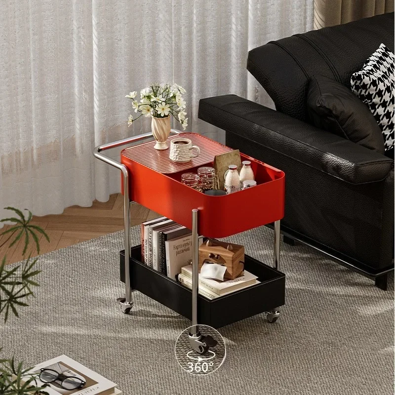 Trolley Living Room Multi-layer Household Storage Removable Sofa Side Shelves Дизайнерская Мебель Muebles Para Hogar Mesa