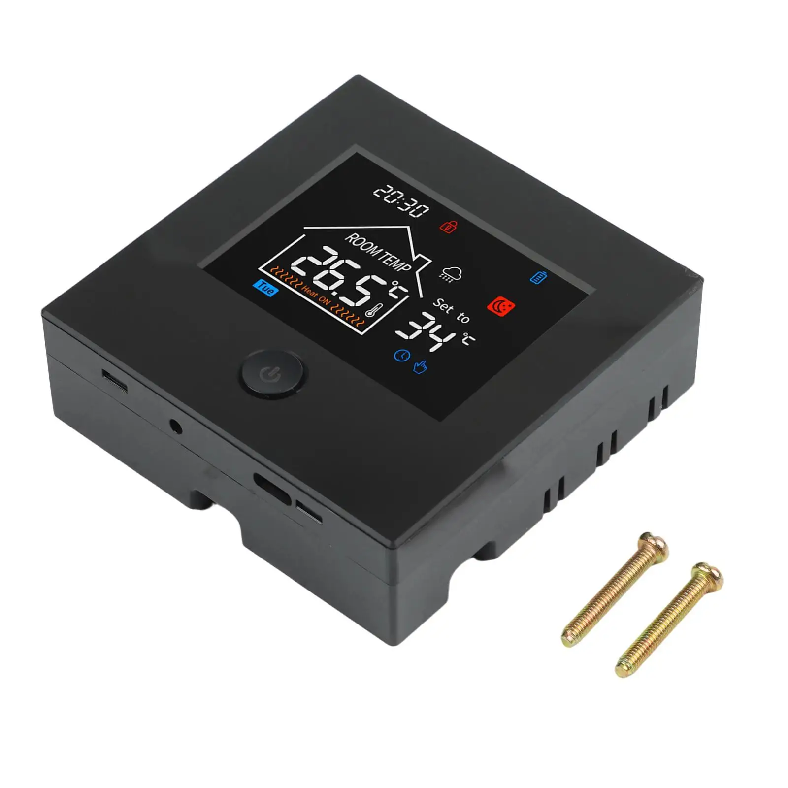 Automatic Heating Control Moisture Meter 86*86*24MM Programmable Temperature Controller USB Charging Capability