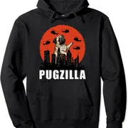 Polarshe-Sudadera con capucha para hombre y mujer, camisa divertida con estampado de Pug, amante de los perros, Unisex