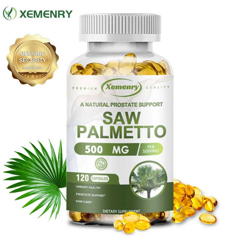 

Saw Palmetto Supplement - Supports Bladder - for Urinary Tract and Prostate Health, Relieves Hair Loss