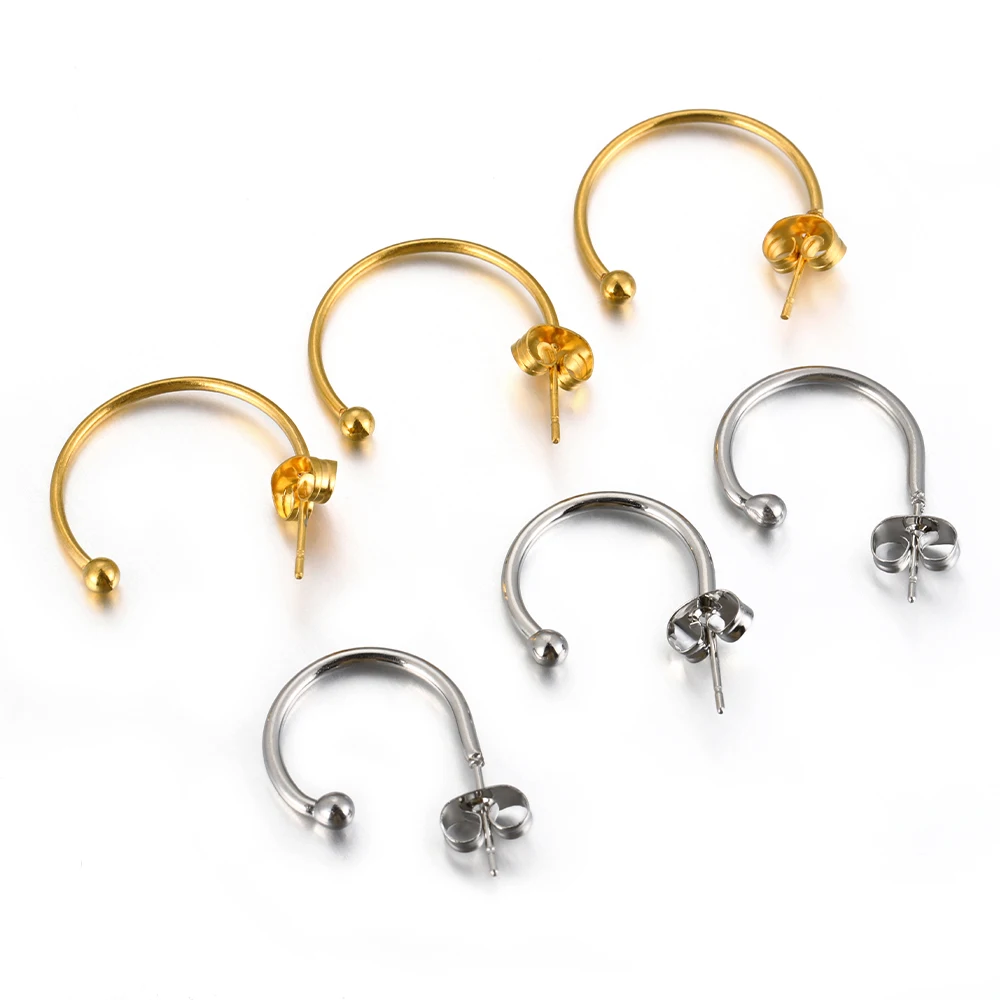 

10 шт., серьги-Крючки из нержавеющей стали