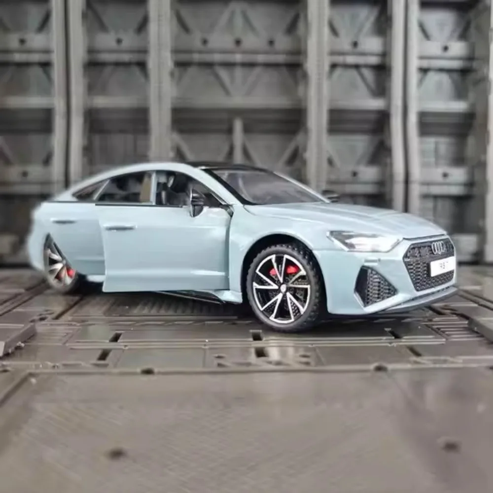 

Масштаб 1:32, RS7 RS6, модель автомобиля, игрушка из сплава, литой под давлением звук, свет, амортизация, литые под давлением металлические модели транспортных средств, коллекция, подарок для мальчика