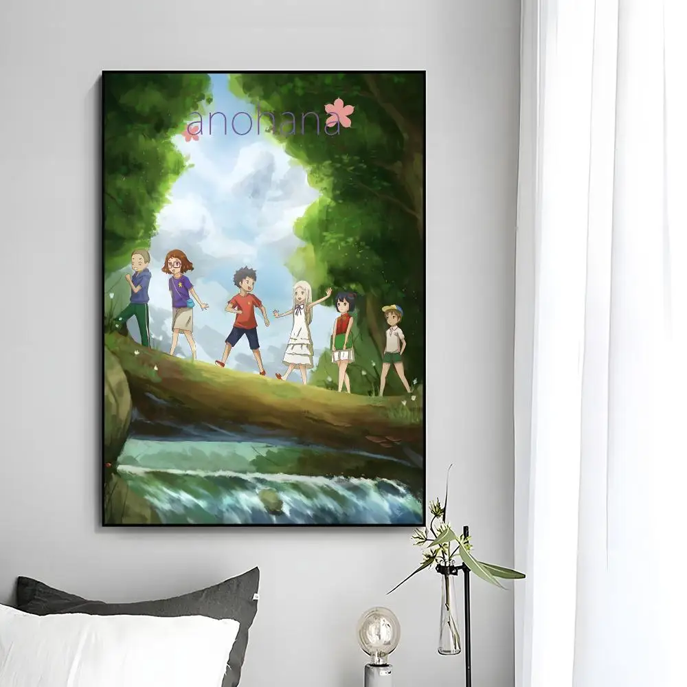 anime emotional a-Anohana The Flower We Saw That Day Poster Wall Art Print Decorative Mural Home Decor Gift Unframed view 6