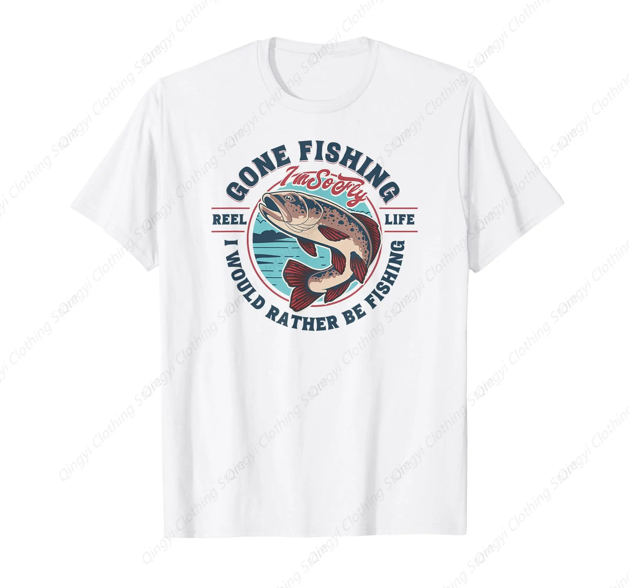 

Gone Fishing Keep It Reel Life To I'M So Fly Fish Dad Mens T-Shirt