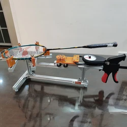 Household Badminton Racket Stringing Machine Racket Support Aluminum Alloy DIY Racket Frame Stringing Machine 20-32 Pounds