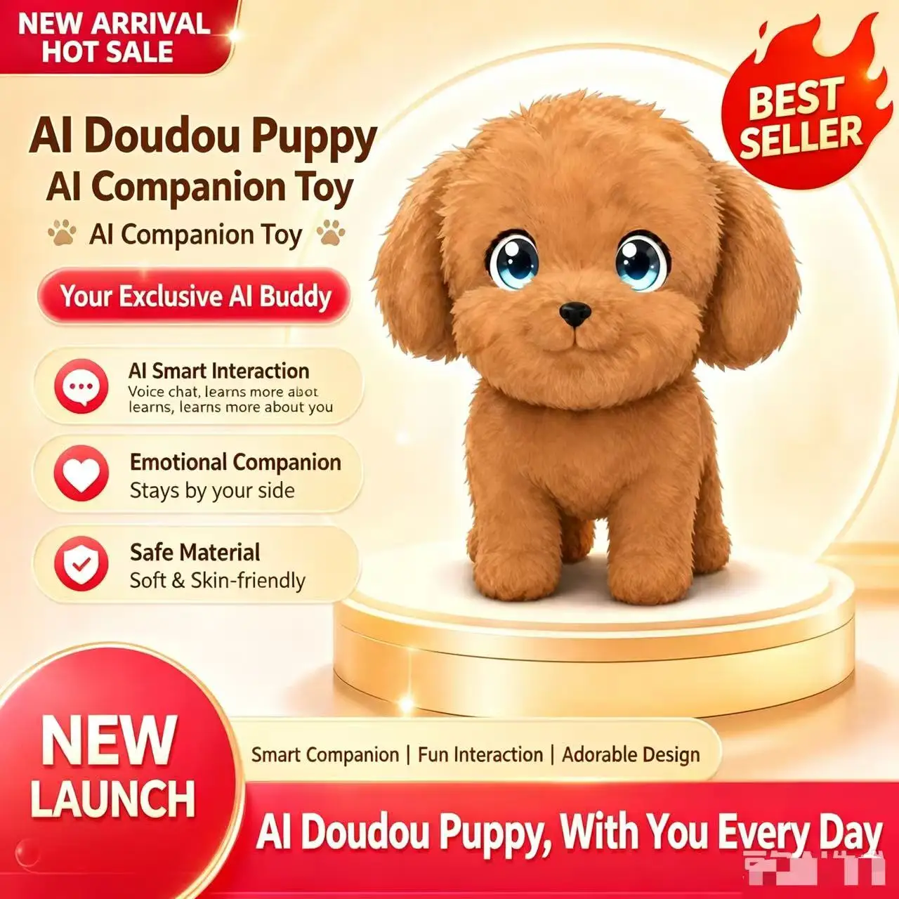 AI Toys Doudou Wang AI Smart Toys Tide Play Gifts Voice Dialogue Doudou Bag Emotional Companion
