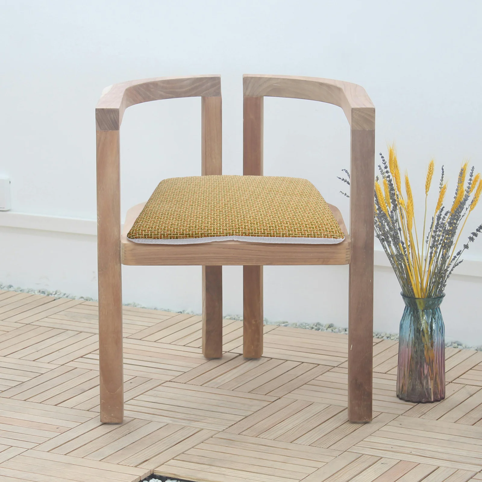 وسادة تبريد صيفية سميكة وسادة مقعد قابلة للتنفس لكرسي مكتب النوم وسائد كرسي مربعة قابلة للغسل وغير قابلة للانزلاق