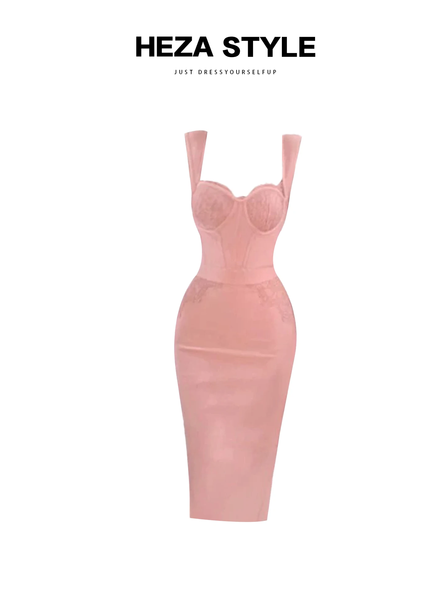 

HEZA женская сексуальная облегающая юбка с кружевной отделкой и поясом на осень и зиму, повседневная модная юбка больших размеров