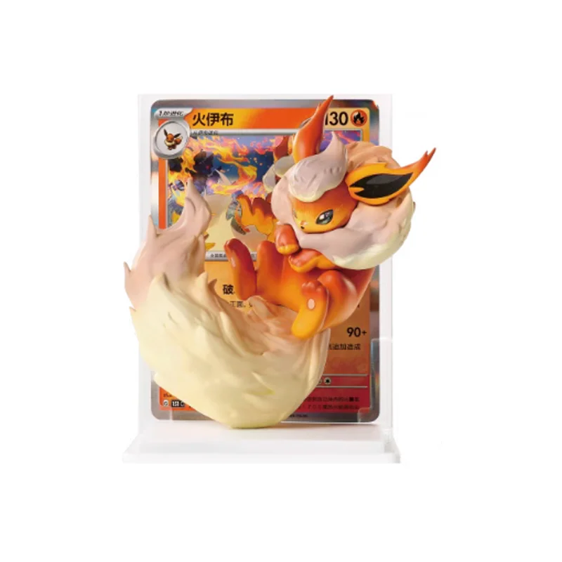 Pokemon Dream Painting Vol 3 Eevee Figurenset Vereinfachtes Chinesisch Offizielle Pokemon TCG Sammelkarten PTCG Geschenke Spielzeug