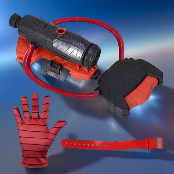 

Набор водяных пистолетов с супергероями для детей — забавные игрушки для водного боя с распылителем на запястье и перчатками, летняя игра для бассейна и пляжа на открытом воздухе