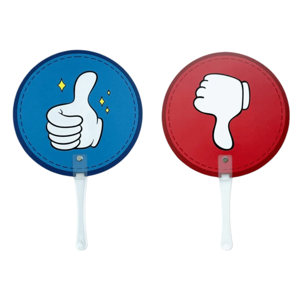 8 Placas de Expressão KT (Certo/Mau) para Parar/Virar e Segurar, Cartão de Resposta Portátil Durável de Dupla Face para Jardim de Infância
