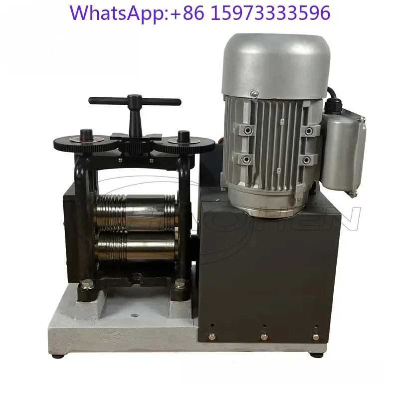 1HP Single Head Metal Rolling Mill 130MM Roller for Jewelry Craft Molding Forming Processing Equipment