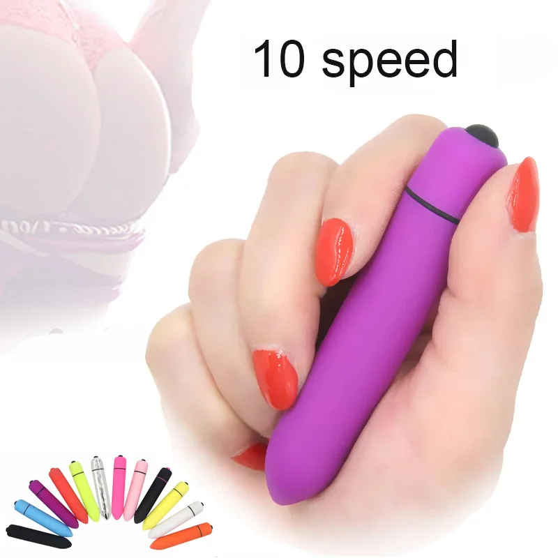 

10 Speeds Mini Bullet Vibrators Sex Toys for Women Vagina Bullet Vibrator G Spot Female Masturbation Sexy Toys for Adults 18