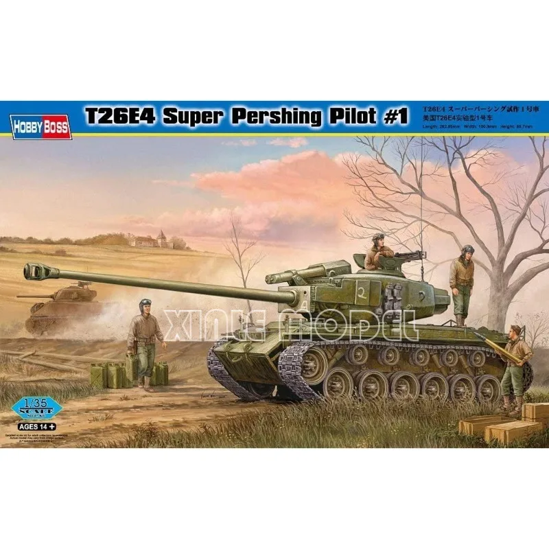 

Комплект модели пластикового танка Trumpeter 82426 T26E4 Super Pershing Pilot # 1 1/35