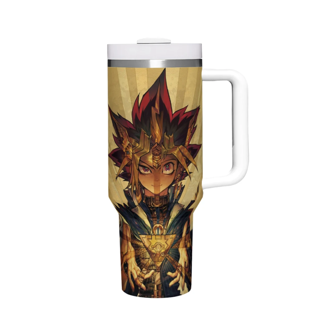 

Anime Game King 40 Oz Ultimate Tumbler with Handle and Straw Vacuum Insulated Tumbler with Straw