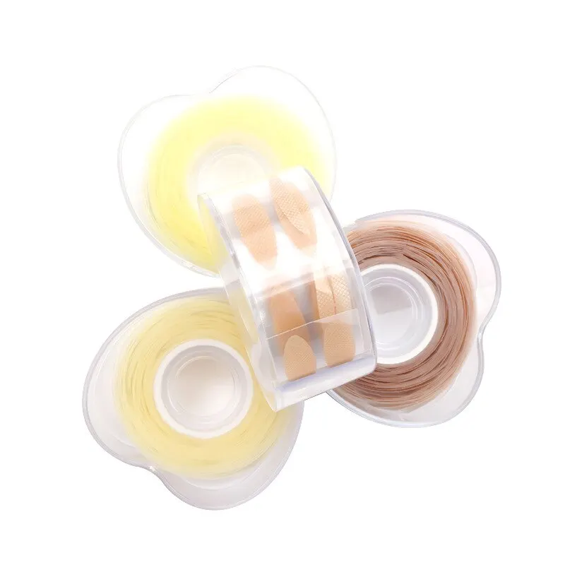 600 pz Nastro Palpebra Adesivo Invisibile Naturale Autoadesivo Doppia Piega Palpebra Pasta di Pizzo Auto Adesivo Trasparente Beige Strumento di Trucco