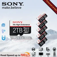 Tarjeta de memoria SONY 2tb 1tb 512gb 256gb 128gb 64gb tarjeta Micro SD C10 Ultra A2 HC/SDXC 100MB/s UHS-I Flash para cámaras Dash Cam