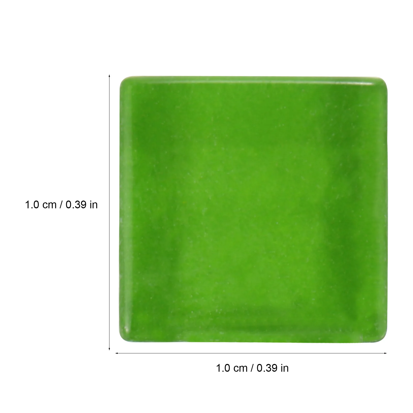 

1200Pcs Crystal Glass Square Tiles Solid Color Flat Back Mosaic for DIY Crafts Supplies Mixed Color Tile Set Tiles