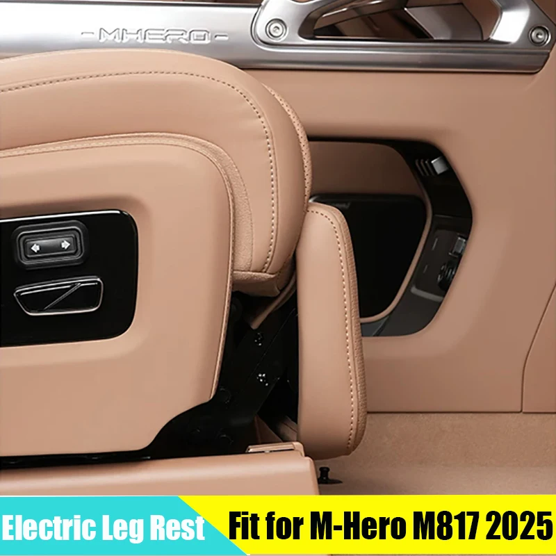 Car Electric Leg Rest Suitable for MHERO M-Hero M817 2025-2026 Modified Auto Passenger Seat Support Foot Interior Accessories