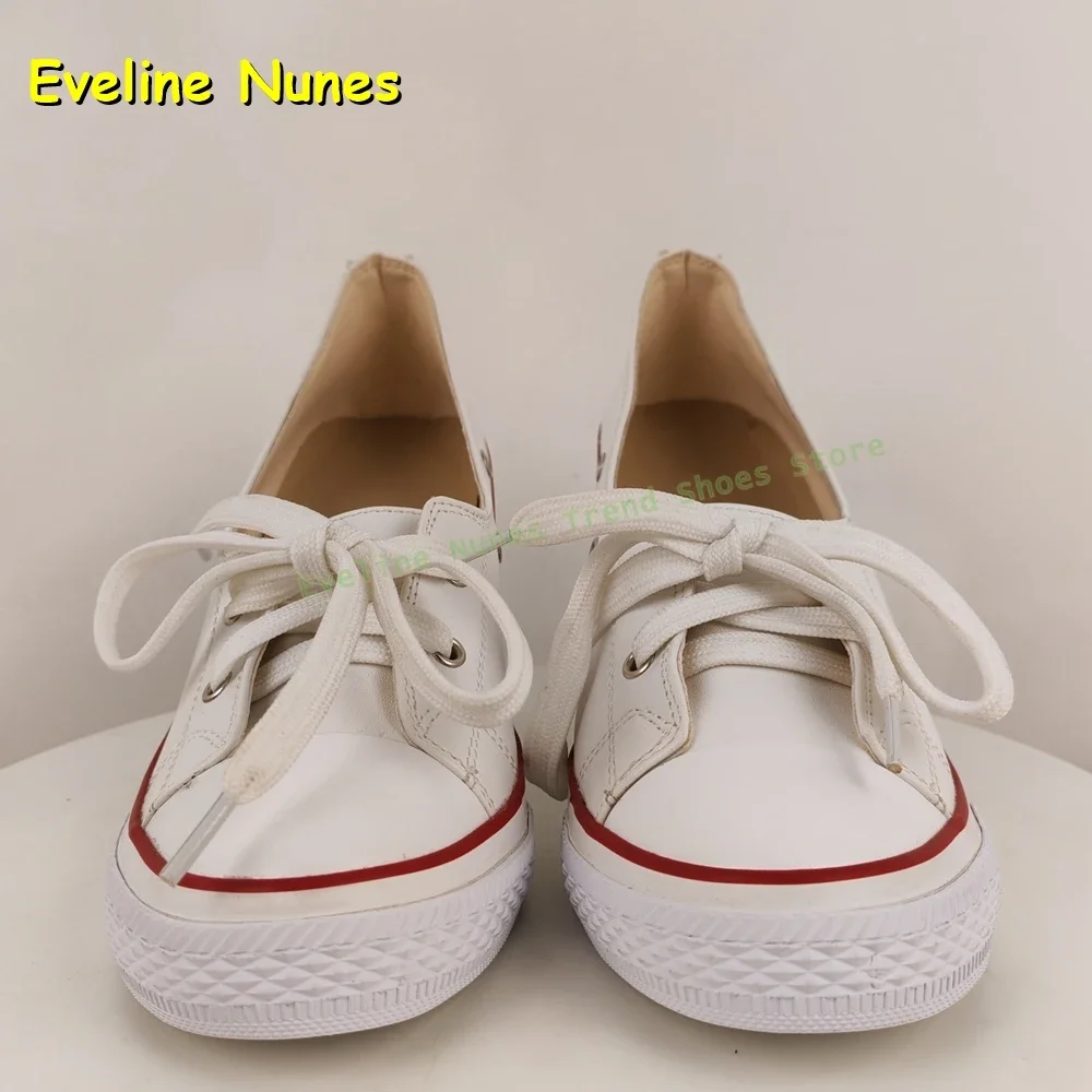 وأشار رو الكعوب رقيقة مختلط الألوان عادية الشارع نمط المرأة مضخات موضة قماش الدانتيل متابعة أحذية رياضية الضحلة 2025 الخريف أحدث #6