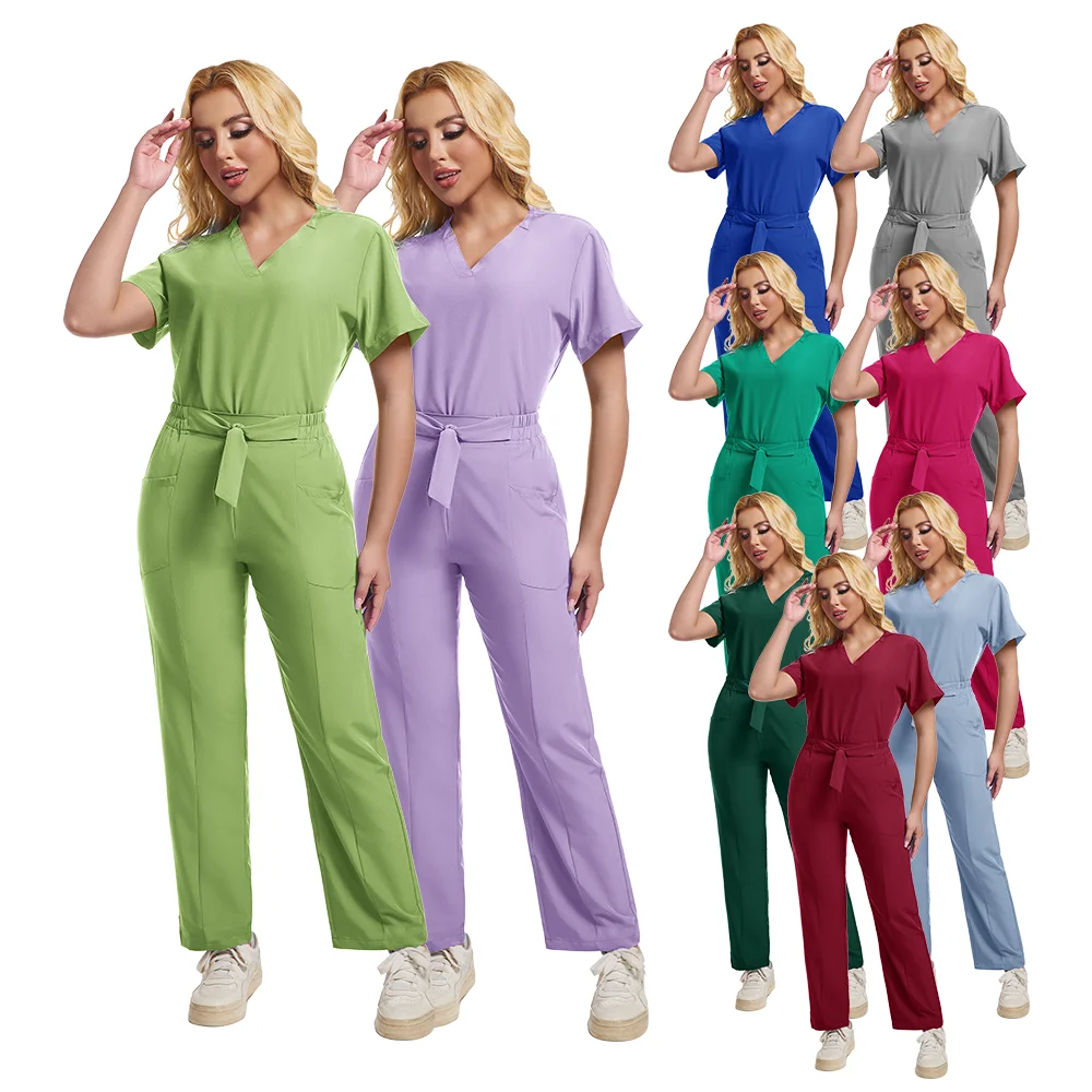 ชุดขัดชุดผู้หญิง Joggers อุปกรณ์การแพทย์ Healthcare เครื่องแบบผ่าตัด Lab Veterinary Clinic ชุดทํางาน Mens
