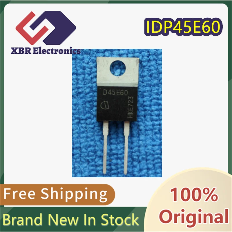 (5/50 قطع) IDP45E60 D45E60 TO-220 600V 45A العلامة التجارية الجديدة حقيقية الأصلي في المخزون شحن مجاني