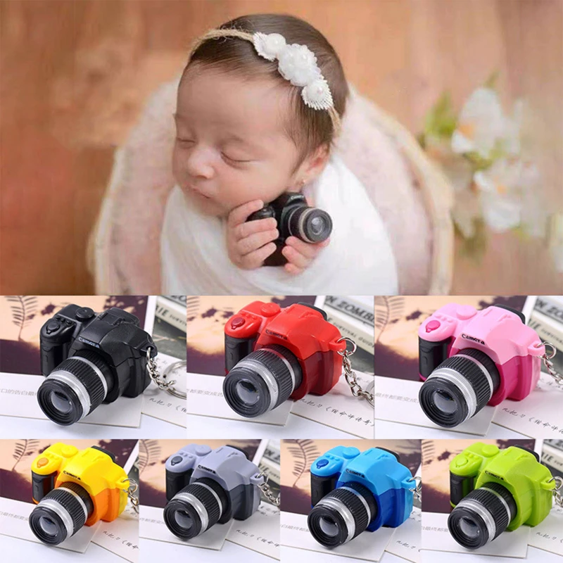 Multicolor Newborn Photography Props Mini Camera Model Doll Decorations Baby Studio Shooting Photo Accessories