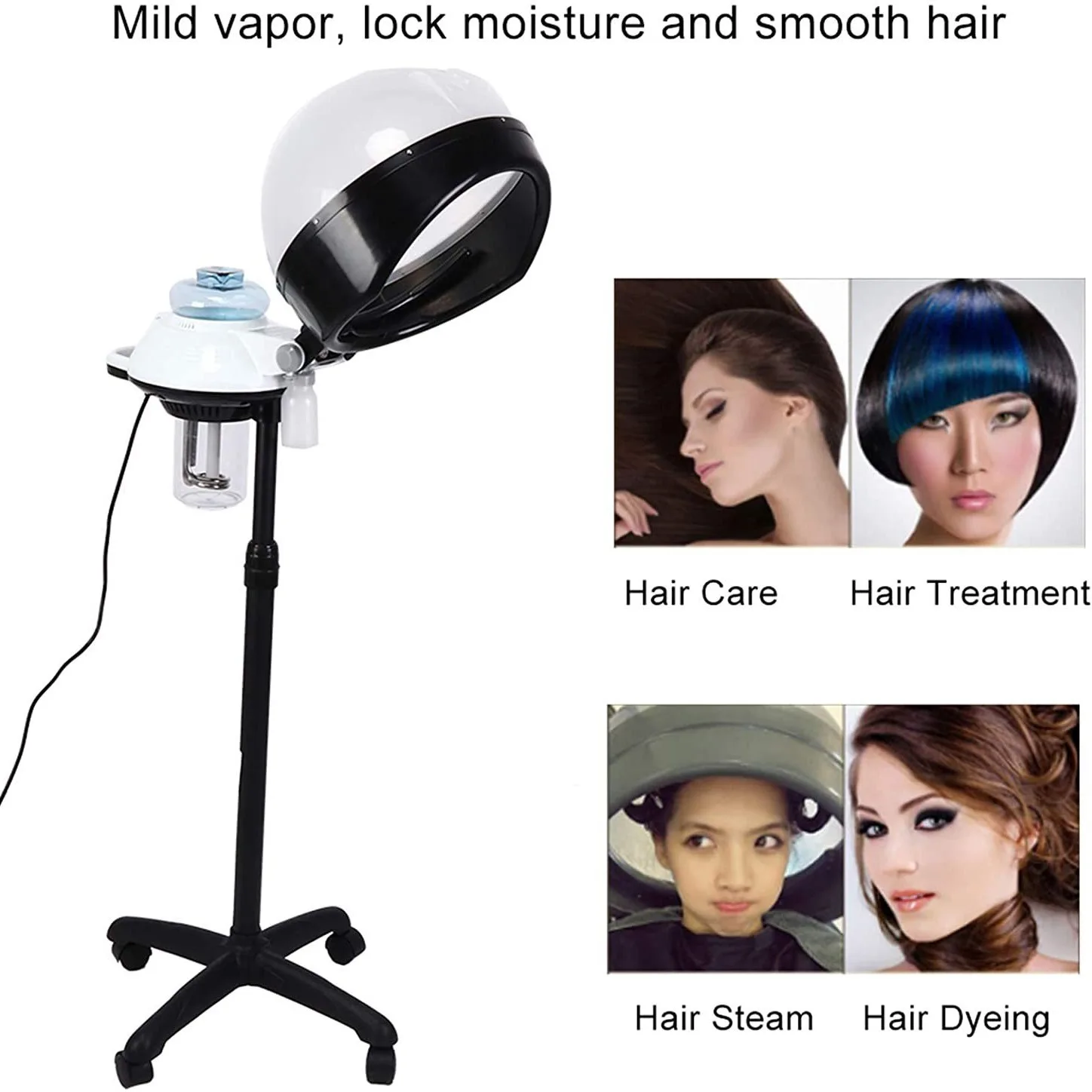 

Hair styling and oil baking machine home hair salon oil baking machine hair styling steam machine scalp care hair evaporator