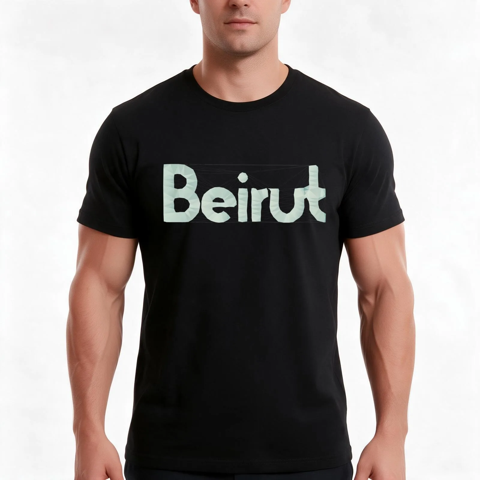 Beirut - U.S T-Shirt, Summer Casual Cotton Tee, Oversized Streetwear Tops, Vintage Graphic Print, Loose Fit Short Sleeve