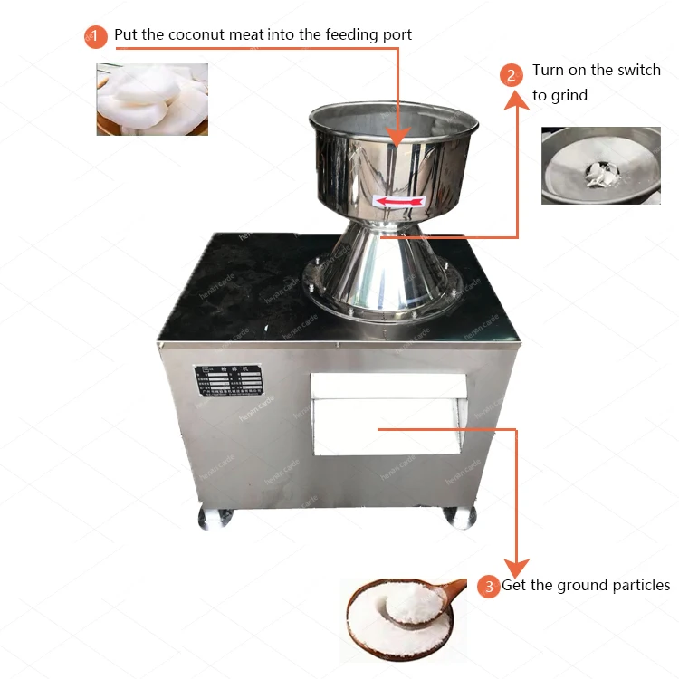 Grinding Machine for Hot Sale Coconut Meat Grinder Grating Machine Coconut Grater Scraper